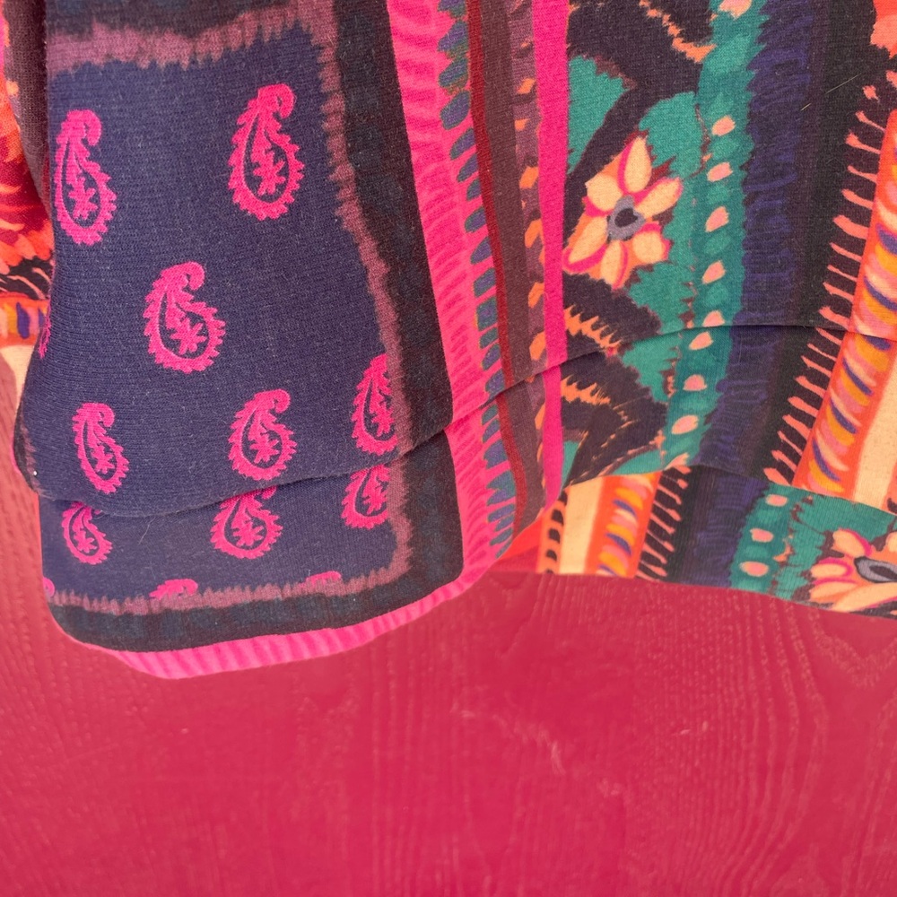 FARM @RIO Colorful Patterned Sweatshirt XS VIBRANT COLORS - Picture 5 of 9